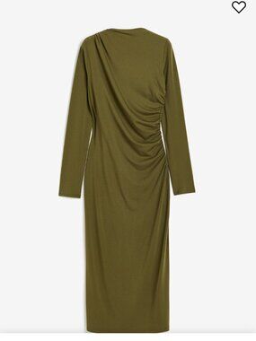 H&M green maxi dress